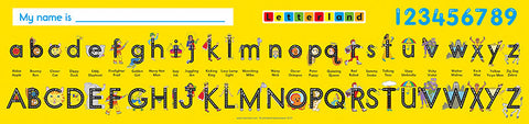 Alphabet Desk Strips 2nd Edition