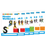 Phonics Workbooks (Set of 6) (2nd Edition)